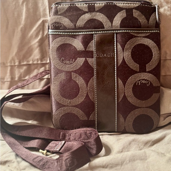 Coach Signature Circle Pattern Bag - Picture 1 of 4
